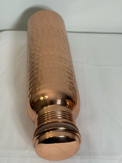 Hammered Pure Copper Water Bottle–Ayurvedic water bottle 950 ml